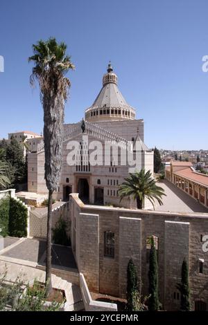 Basilique de l'Annonciation à Nazareth Banque D'Images