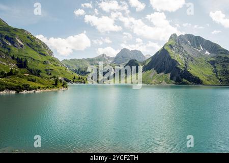 Spullersee, Vorarlberg, Autriche, Banque D'Images