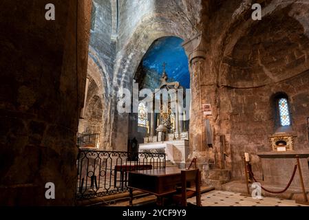 Autel de la Cathédrale de notre-Dame-du-Puy, Grasse, Département Alpes-Maritimes, France Banque D'Images