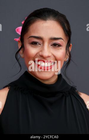 Adriana Paz assiste au Gala "Emilia Perez" pendant le 68ème Festival du film de Londres BFI au Royal Festival Hall de Londres. Banque D'Images