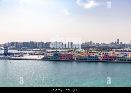 Vieux port, district de Mina, Doha, Qatar, golfe Persique, moyen-Orient, Asie Banque D'Images