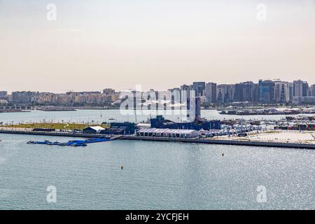 Desert Rose, Musée national, architecte Jean nouvel, Doha, Qatar, Golfe Persique, moyen-Orient, Asie Banque D'Images