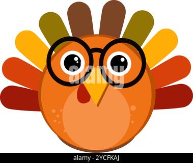 Thanksgiving turquie - illustration vectorielle Illustration de Vecteur