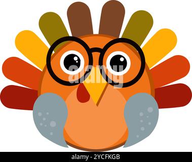 Thanksgiving turquie - illustration vectorielle Illustration de Vecteur