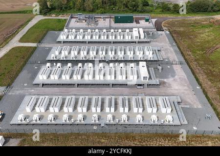 Le Pillswood Battery Energy Storage System (BESS) Cottingham, East Yorkshire Banque D'Images