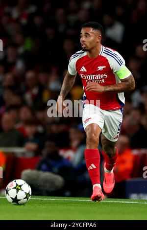 Gabriel Jesus of Arsenal - Arsenal v Shakhtar Donetsk, UEFA Champions League, Emirates Stadium, Londres, Royaume-Uni - 22 octobre 2024 Banque D'Images