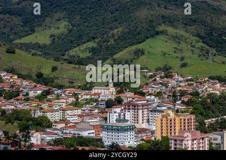 Lindoia, Sao Paulo, Brésil. 18 mars 2022. Vue panoramique sur la ville de Lindoia, état de Sao Paulo. Banque D'Images