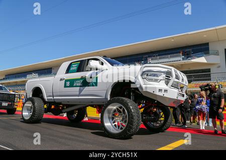 Austin, États-Unis. 20 octobre 2024. La voiture lance Stroll pour les pilotes défilent, lors du Grand Prix de formule 1 Pirelli United States 2024. Crédit : Alessio Morgese/Alessio Morgese/Emage/Alamy Live news Banque D'Images