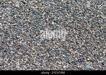 Fond de gravier de granit gris Banque D'Images