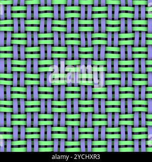 Texture colorée de rotin Banque D'Images