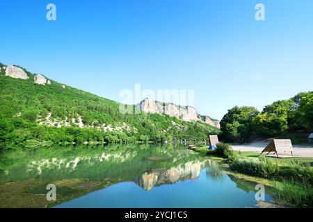Lac de montagne Banque D'Images