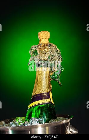 Éclaboussure de champagne Banque D'Images