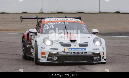 Hockenheim, Allemagne. 20 octobre 2024. Theo Oeverhaus (GER), 20.10.2024, Hockenheim (Deutschland), Motorsport, Porsche Carrera Cup Deutschland, Hockenheimring 2024 crédit : dpa/Alamy Live News Banque D'Images