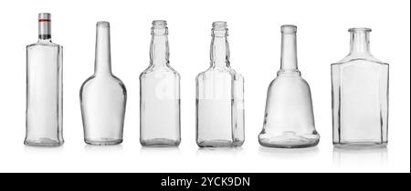 Bouteilles vides Banque D'Images