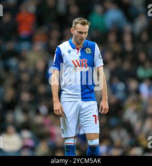 Ewood Park, Blackburn, Royaume-Uni. 23 octobre 2024. EFL Championship Football, Blackburn Rovers contre West Bromwich Albion ; Ryan Hedges de Blackburn Rovers Credit : action plus Sports/Alamy Live News Banque D'Images