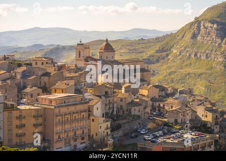 Petralia Sottana, Palerme, Sicile, Italie Banque D'Images