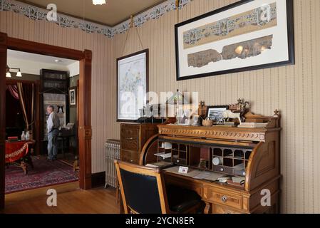 Molly Brown's House Museum, la maison de Denver du philanthrope américain, activiste, socialite et survivante du RMS Titanic, Margaret Brown, Colorado. Banque D'Images