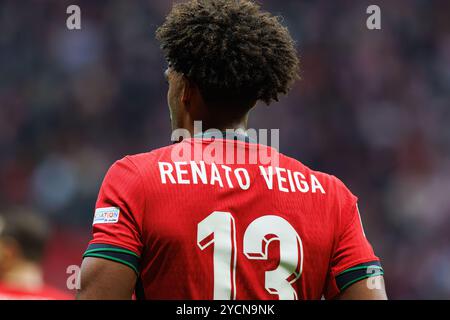 Renato Veiga (Portugal) vu en action lors du match de l'UEFA Nations League entre les équipes nationales de Pologne et du Portugal au PGE Narodowy. Score final : Pologne 1 : 3 Portugal. Banque D'Images