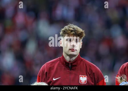 Nicola Zalewski (Pologne) vu en action lors du match de l'UEFA Nations League entre les équipes nationales de Pologne et du Portugal au PGE Narodowy. Score final : Pologne 1 : 3 Portugal. Banque D'Images