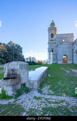 Abbazia Santa Maria del Bosco, Contessa Entellina, Palerme, Sicile, Italie Banque D'Images