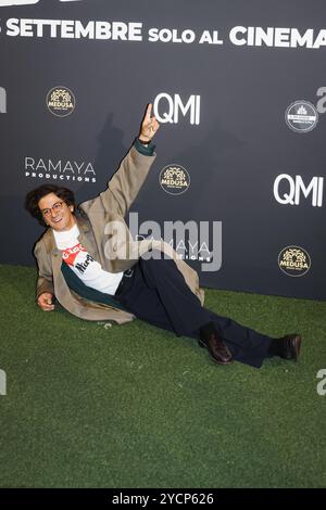 Milan, le photocall pour la prévisualisation du film Ricomincio Da Taaac. Sur la photo : Francesco Mandelli Banque D'Images