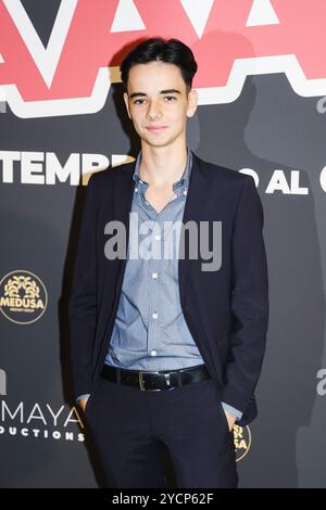 Milan, le photocall pour la prévisualisation du film Ricomincio Da Taaac. Sur la photo : Leonardo Uslengo Banque D'Images