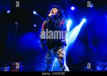 Milan, Barns Courtney se produit en concert lors du Grand Union Tour à fabrique. Sur la photo : Barns Courtney Banque D'Images