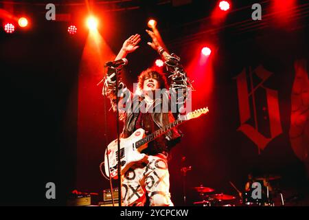 Milan, Barns Courtney se produit en concert lors du Grand Union Tour à fabrique. Sur la photo : Barns Courtney Banque D'Images