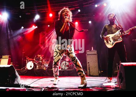 Milan, Barns Courtney se produit en concert lors du Grand Union Tour à fabrique. Sur la photo : Barns Courtney Banque D'Images