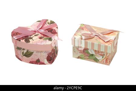 Boîtes florales Banque D'Images