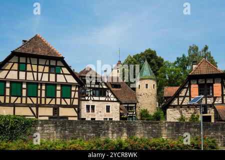 Monastère, Monastère cistercien Bebenhausen, Tübingen, Bade-Württemberg, Allemagne Banque D'Images