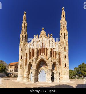 Novelda, Espagne, 1er février 2023 : vue du monastère de Santa Maria Magdalena église du monastère à Novelda, Europe Banque D'Images