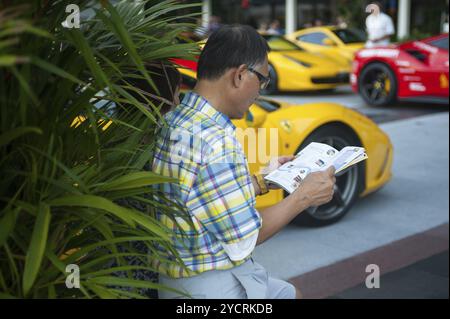 18/09/2016, Singapour, République de Singapour, Asie, Une scène de rue à Marina Bay lors du week-end F1 du Grand Prix de Singapour, Asie Banque D'Images