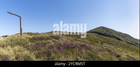 Une vue panoramique sur le col du mont Seefin et un point de vue pittoresque dans le comté de Cork sur la route Wild Atlantic Way Banque D'Images