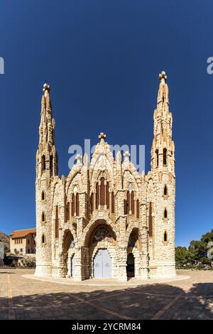 Novelda, Espagne, 1er février 2023 : vue du monastère de Santa Maria Magdalena église du monastère à Novelda, Europe Banque D'Images