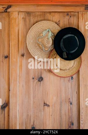 Intérieur de ferme, bois, nature, Banque D'Images