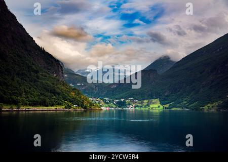 Fjord de Geiranger, Norvège. Banque D'Images