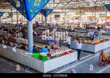 Marché de Siab Bazaar, Samarcande, Ouzbékistan Banque D'Images