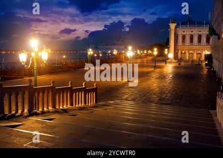 Nuit à San Marco Banque D'Images