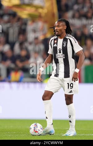 Khephren Thuram de la Juventus lors du match de Serie A entre la Juventus FC et la SSC Napoli au stade de la Juventus à Turin, dans le nord-ouest de l’Italie, le 21 septembre 2024. Sport - Football (photo Fabio Ferrari/LaPresse) Banque D'Images