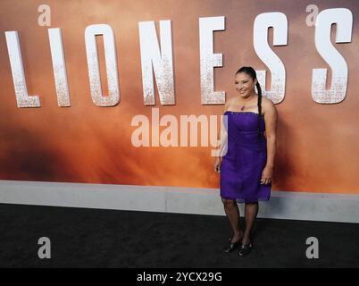 Los Angeles, États-Unis. 23 octobre 2024. Sofie Calderon arrive à la première saison 2 de LA série Paramount original LIONESS DE Los Angeles qui se tient au Linwood Dunn Theater à Los Angeles, CA, le mercredi 23 octobre 2024. (Photo de Sthanlee B. Mirador/Sipa USA) crédit : Sipa USA/Alamy Live News Banque D'Images