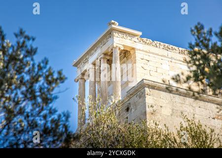 L'Acroplis à Athènes, Grèce un site du patrimoine mondial de l'UNESCO Banque D'Images