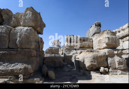 Tourisme en Egypte vue générale des pyramides du Sphinx et de Gizeh en Egypte, 24 octobre 2024. Selon Ghada Shalaby, vice-ministre du Tourisme et des Antiquités pour les Affaires touristiques, le nombre de touristes qui ont visité l'Egypte au cours des quatre premiers mois de 2024 a augmenté de 27 pour cent par rapport à la même période l'année dernière. Gizeh Égypte Copyright : xMatrixxImagesx/xKhaledxElfiqix Banque D'Images
