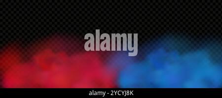 Brouillard de flamme néon abstrait. Concept de confrontation dans la compétition de boxe sportive. Illustration de Vecteur