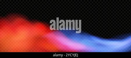 Brouillard de flamme néon abstrait. Concept de confrontation dans la compétition de boxe sportive. Illustration de Vecteur