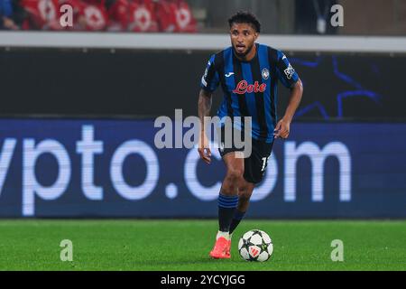 Ederson Jose dos Santos Lourenco da Silva d'Atalanta BC vu en action lors du match de football UEFA Champions League 2024/25 phase - Matchday3 entre Atalanta BC et Celtic FC au Gewiss Stadium. Score final : Atalanta BC 0 : 0 Celtic FC. Banque D'Images