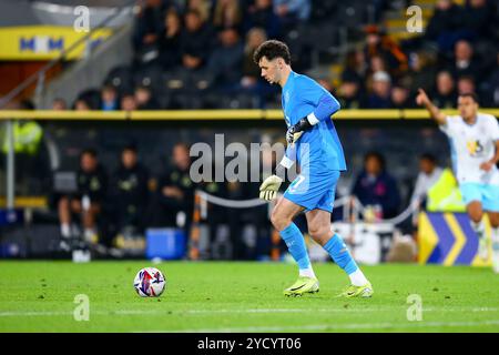 MKM Stadium, Hull, Angleterre - 23 octobre 2024 James Trafford Goalkeeper of Burnley - pendant le match Hull City v Burnley, EFL Championship, 2024/25, MKM Stadium, Hull, Angleterre - 23 octobre 2024 crédit : Arthur Haigh/WhiteRosePhotos/Alamy Live News Banque D'Images