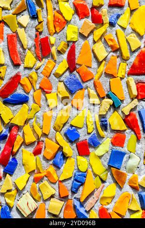 La texture de fond de mosaïques colorées Banque D'Images