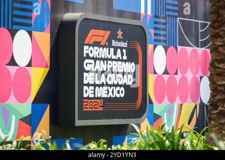 Mexico, Mexique. 24 octobre 2024. Grand Prix de formule 1 de Mexico au Autódromo Hermanos Rodríguez le 24 octobre 2024 à Mexico, Mexique. (Photo de Ben Adams/Sipa USA) crédit : Sipa USA/Alamy Live News Banque D'Images