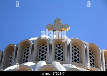 Saints Constantin et Hélène Eglise grecque orthodoxe lazaraki Glyfada Athens Attica Grèce Banque D'Images